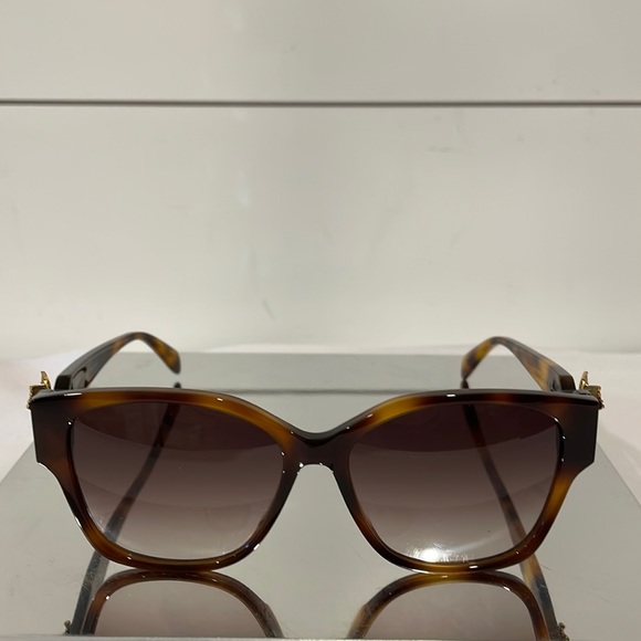 ALEXANDER MCQUEEN BUTTERFLY AM0370S-002 WOMEN'S SUNGLASSES - Picture 5 of 12